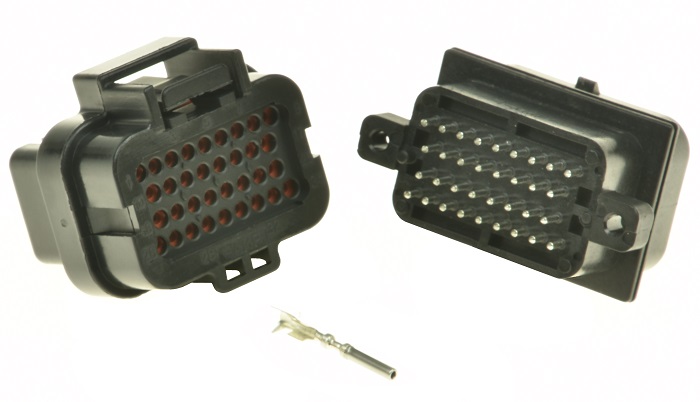 Moto Guzzi IAW 34 way ECU CDI ECM Ducati Monster dashboard motorcyle connector set