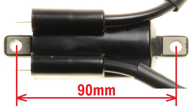 HT102-102mm - 12V Dual twin lead ignition coil