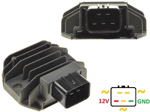 CARR4425W Yamaha YZF-R1 MT10 FZ10 MT-10 FZ-10 XV19 Honda TRX VT750 XL650V KTM 1290 Voltage regulator rectifier