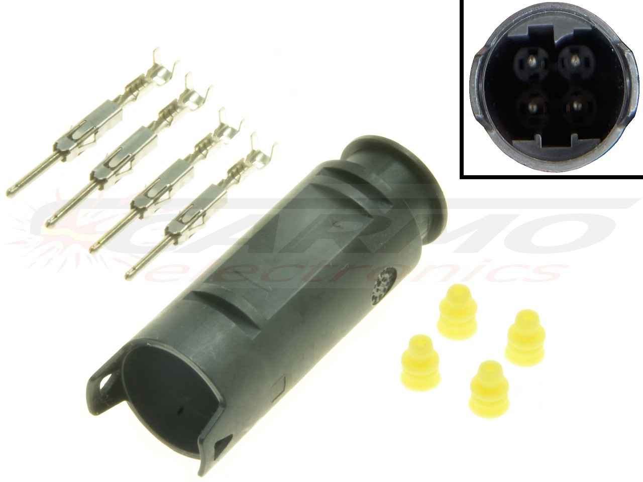 MBK Evolis 400 en Yamaha Majesty 400 2007-2016 Exhaust pipe Akrapovic S-Y4SO10-HZAASS (Stage 3)