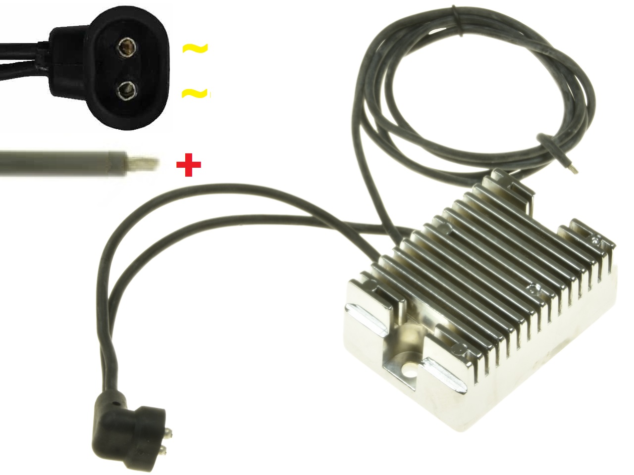 CARR-HARLEY-04JW - Harley-Davidson FLST FXD FLH Voltage regulator rectifier