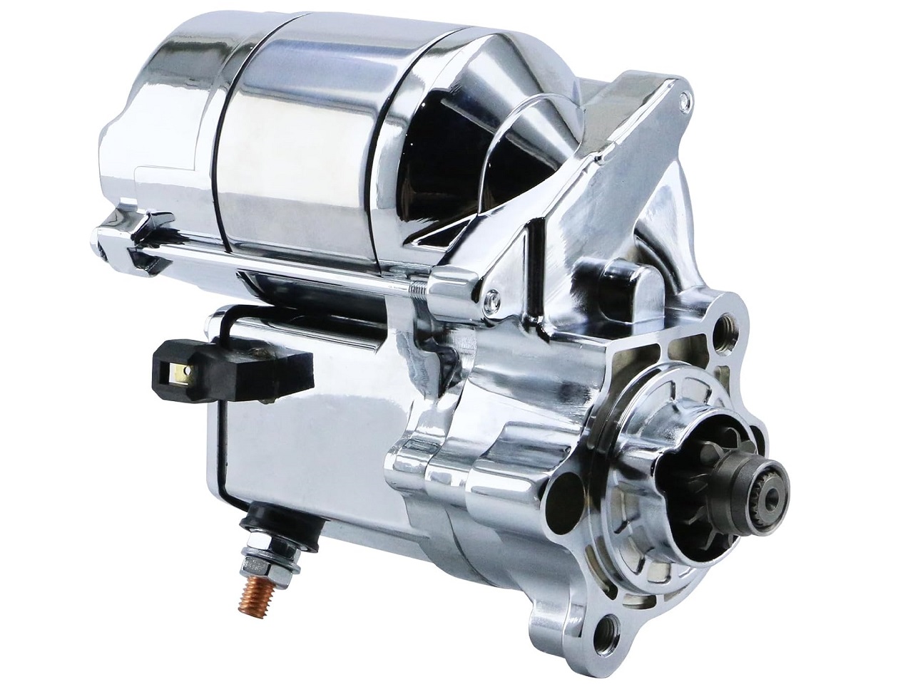 Starter Motor Harley-Davidson XL XL1200 XL50 XL883 XLH883 XLH1000 XLH1100 XLH1200 XR1000 XR1200 chroom
