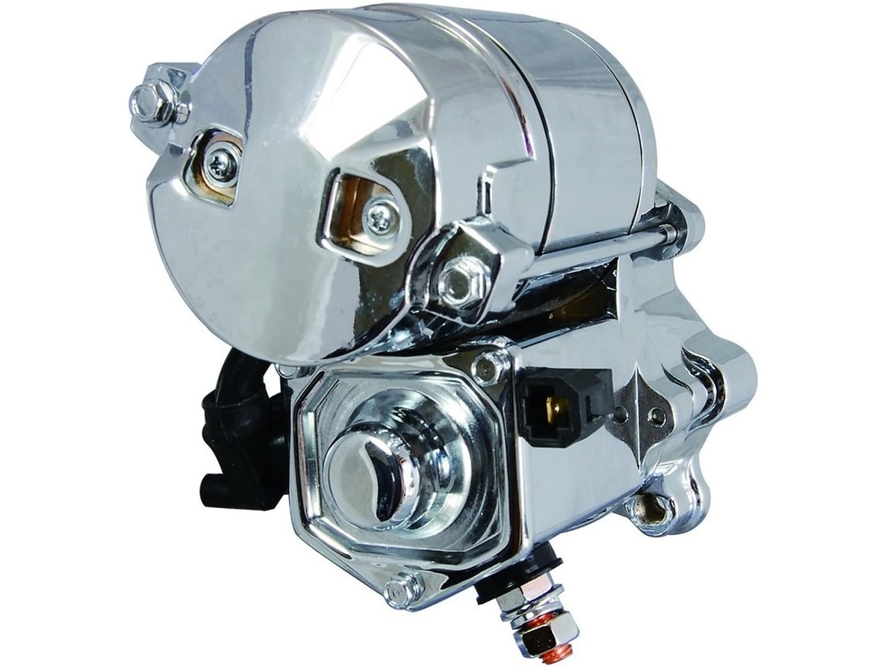 Starter Motor Harley-Davidson XL XL1200 XL50 XL883 XLH883 XLH1000 XLH1100 XLH1200 XR1000 XR1200 chroom