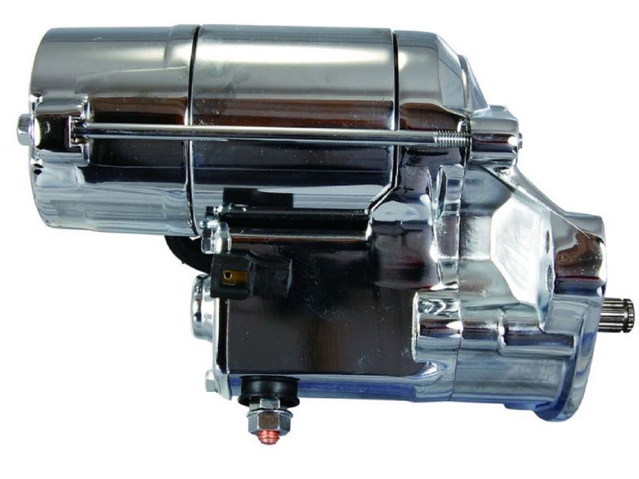 Starter Motor Harley-Davidson Road King Electra Glide Ultra Classic Heritage Softail Street Bob chroom