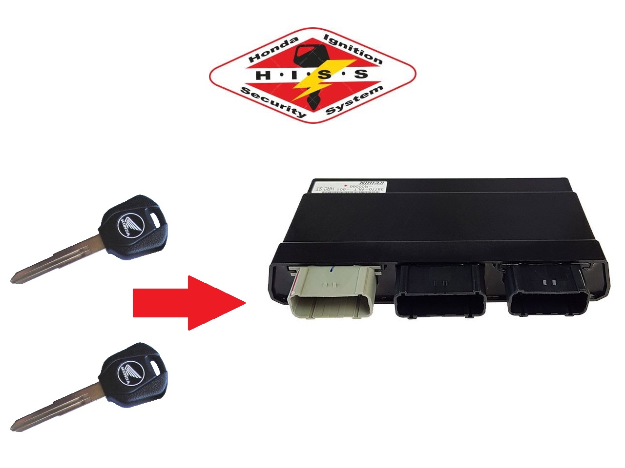 Honda 1x chip HISS key programming → unit