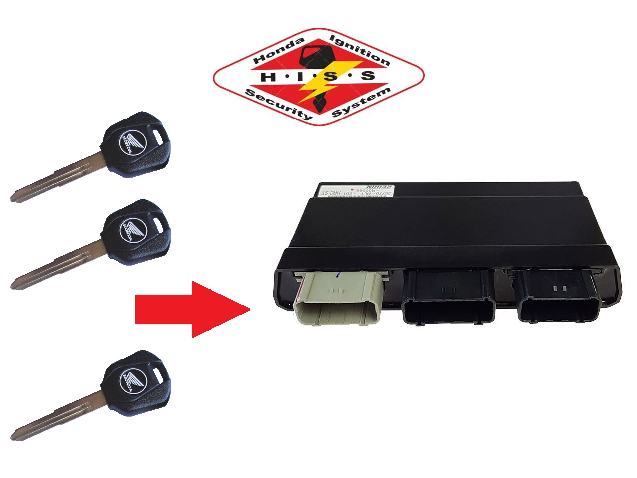 Honda 1x chip HISS key programming → unit