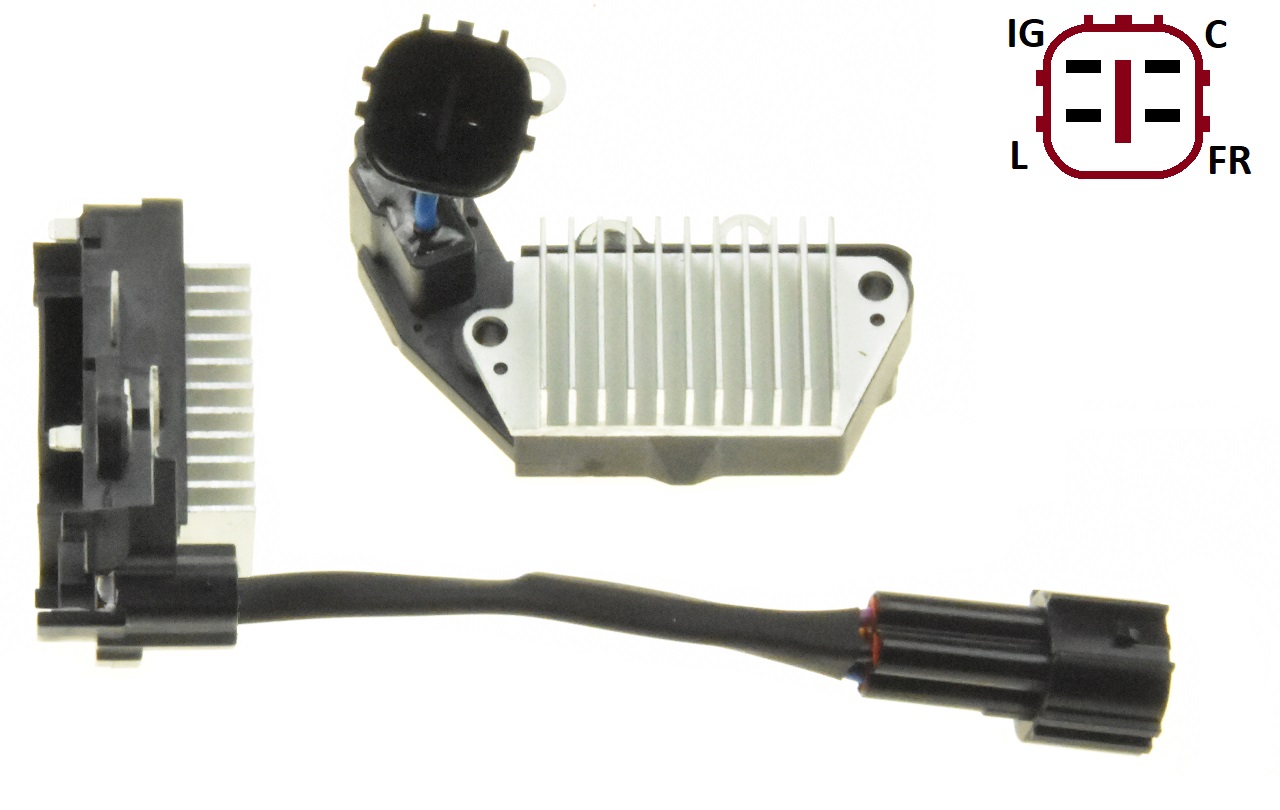 MV Agusta Brutale F4 Alternator Generator (101211-1701, 8A0081387, DENSO) - regulator