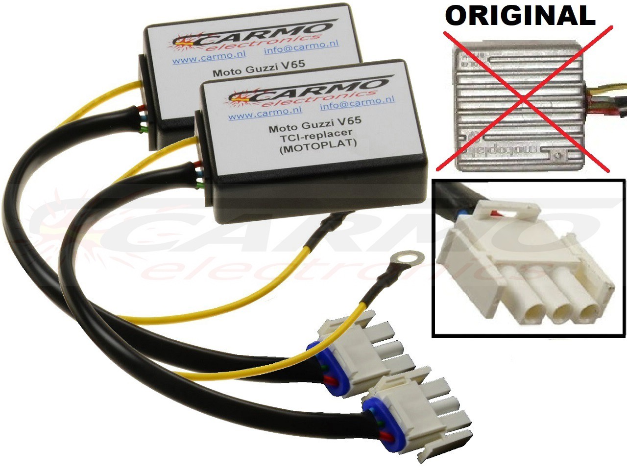 Motoplat Moto Guzzi V65 Florida V7 Sport igniter ignition module CDI TCI Box