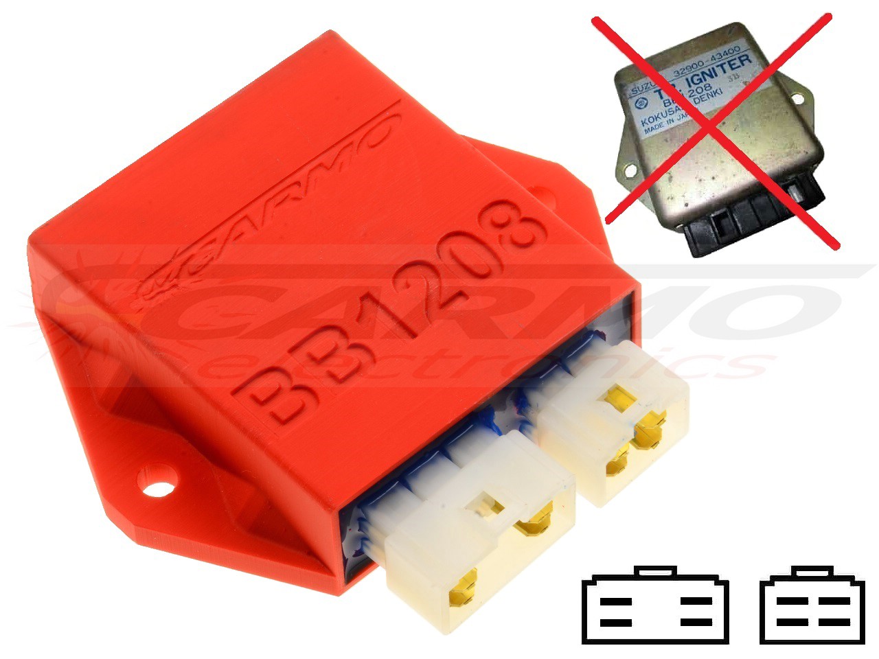 Suzuki GS550 GSX550 igniter ignition module CDI TCI Box BB1208 32900-43400